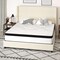 Merrick Lane Hulen 12 Inch Extra Firm Hybrid Pocket Spring & CertiPUR-US Certified Foam Mattress in a Box